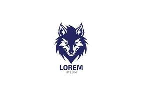 Wolf head logo vector Animal Brand Symbol