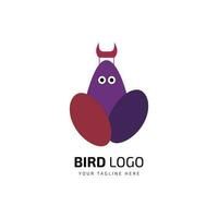 Owl logo vector illustration. Emblem design on white background