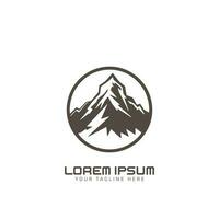 Mountain icon set. Collection of high quality black outline logo for mobile concepts and web apps. Mountain in trendy flat style. vector