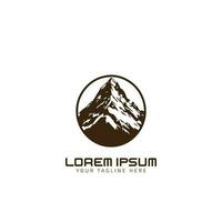 Mountain icon set. Collection of high quality logo for design concepts and web apps. Mountain in trendy flat style. vector