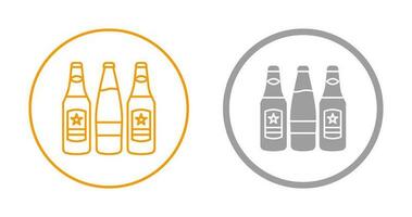 Beer Bottles Vector Icon