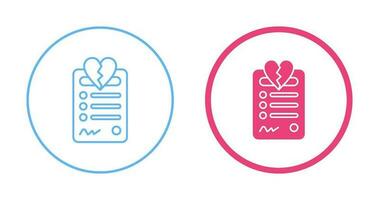 Divorce Vector Icon