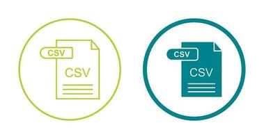 CSV Vector Icon