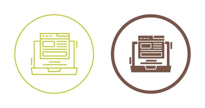 Layout Vector Icon