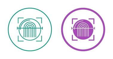 Fingerprint Scanner Vector Icon