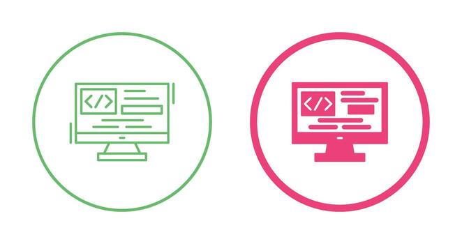 Coding Vector Icon