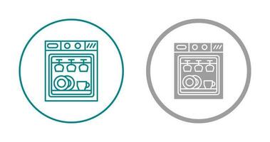 Dishwasher Vector Icon