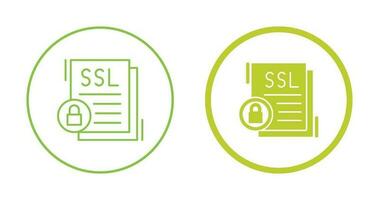 icono de vector de ssl