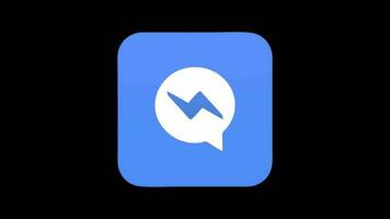 Messenger Logo Loop Animation, Increase Engagement with Social Media for Digital Advertising video