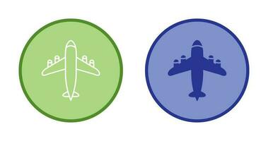 Flying Airplane Vector Icon