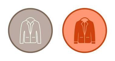 icono de vector de chaqueta elegante