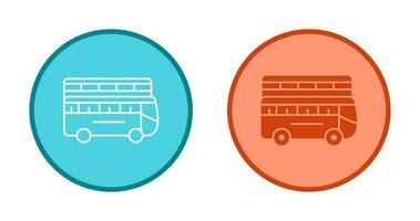 Double Bus Vector Icon