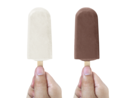 Hands holding ice cream, transparent background png