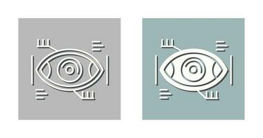 Eye Recongnition Vector Icon