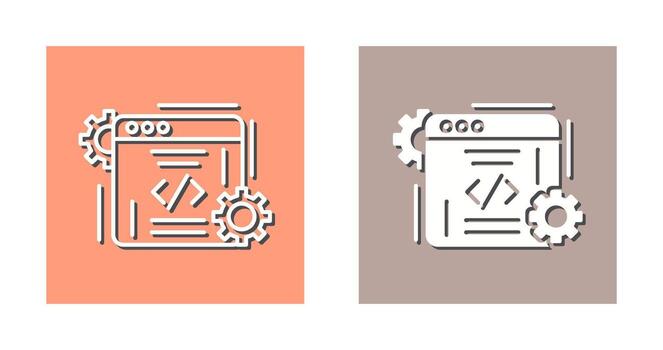 icono de vector de codificación