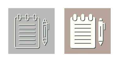 Notepad Vector Icon