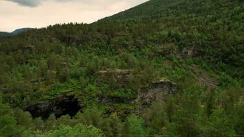 escénico paisaje en Noruega video