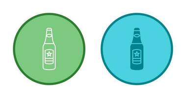 Beer Bottle Vector Icon