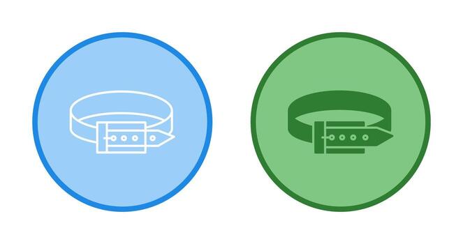 icono de vector de cinturón