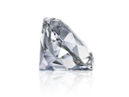 ampla Claro diamante. transparente fundo png