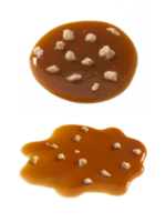 Mandel Nüsse und Karamell Soße Nüsse transparent Hintergrund png