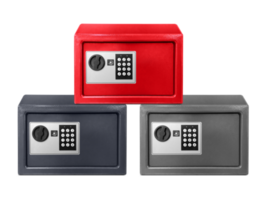 Small safe box, transparent background png