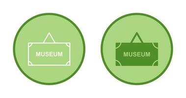 Museum Tag Vector Icon