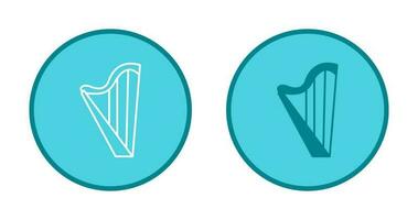 Harp Vector Icon