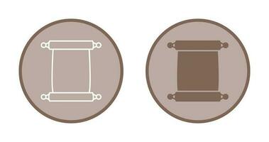 Scroll of Paper Vector Icon