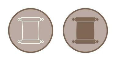 Scroll of Paper Vector Icon