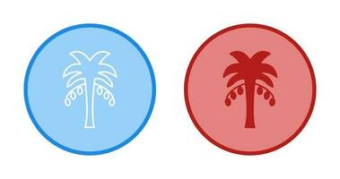 Coconut trees Vector Icon