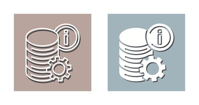 icono de vector de datos