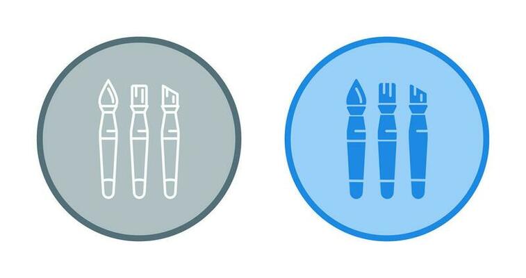Brushes Vector Icon