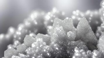 el belleza de azúcar cristales ai generado. foto