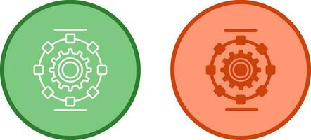 Automated Process Vector Icon