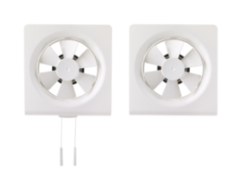 Mauer elektrisch Extraktor Plastik Luft Ventilator zum Badezimmer, transparent Hintergrund png