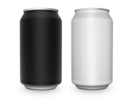 Aluminum cans, transparent background png