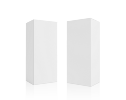 vuoto confezione bianca cartone scatola trasparente sfondo png