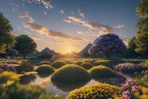 Rendering of Celestial Dreamscape . . photo