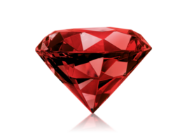 rojo deslumbrante diamantes, en transparente antecedentes png