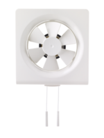 Wall Electric Extractor Plastic Air Fan for Bathroom, transparent background png