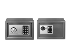 Small safe box, transparent background png