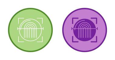 Fingerprint Scanner Vector Icon