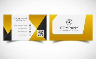 Creative and modern corporate business card template vector