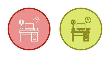 Work Table Vector Icon