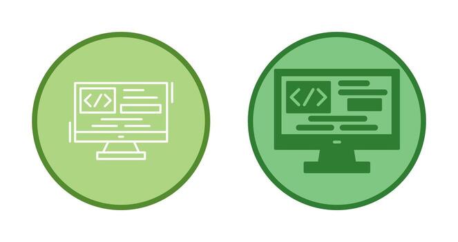 Coding Vector Icon