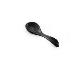 spoon black ceramic transparent background png