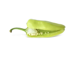 sliced green hot chili peppers transparent background png