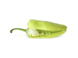 geschnitten Grün heiß Chili Pfeffer transparent Hintergrund png