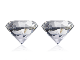 Large Clear Diamond. transparent background png